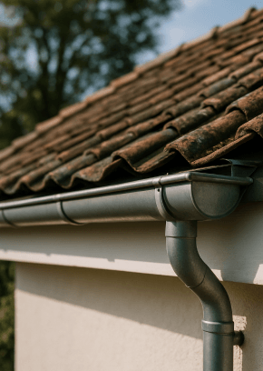 Pose ou réparation des canalisations d’évacuation des eaux pluviales